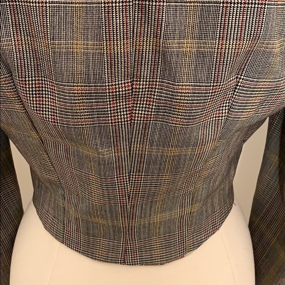 Vintage Foreman & Clark Crop Cinched Jacket S - Picture 10 of 12